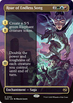 Roar of Endless Song (Borderless) (390) [Tarkir: Dragonstorm] - Deck Out Gaming