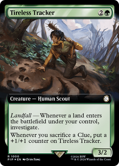 Tireless Tracker (Extended Art) (Surge Foil) (1000) [Fallout] foil - Deck Out Gaming