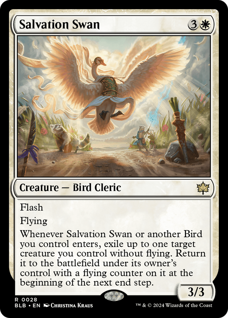 Salvation Swan (28) [Bloomburrow] - Deck Out Gaming