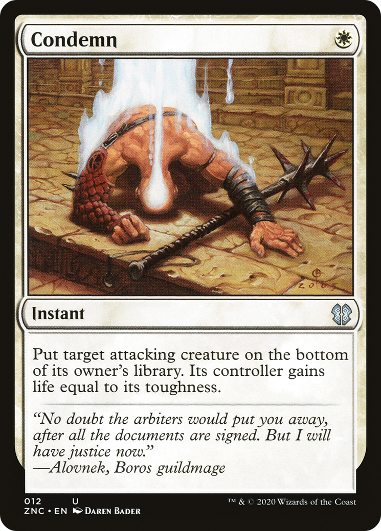 Condemn (12) [Commander: Zendikar Rising] - Deck Out Gaming