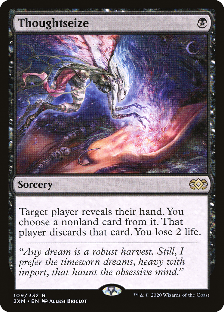 Thoughtseize (109) [Double Masters] foil - Deck Out Gaming