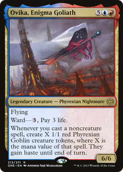 Ovika, Enigma Goliath (213) [Phyrexia: All Will Be One] - Deck Out Gaming