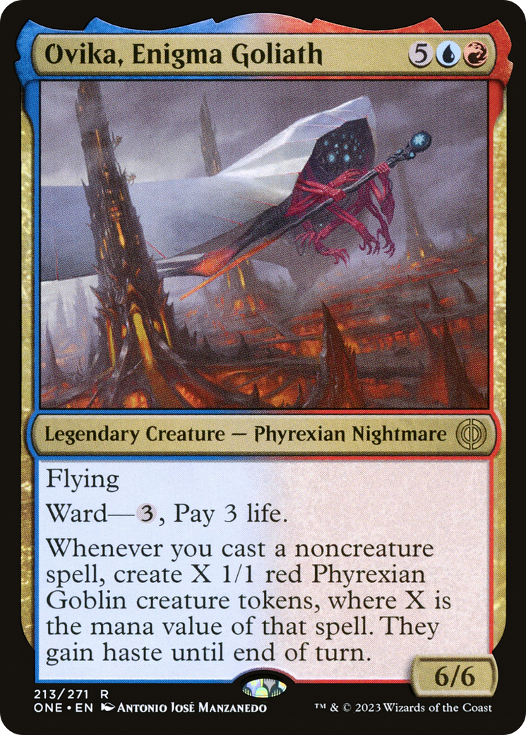 Ovika, Enigma Goliath (213) [Phyrexia: All Will Be One] - Deck Out Gaming
