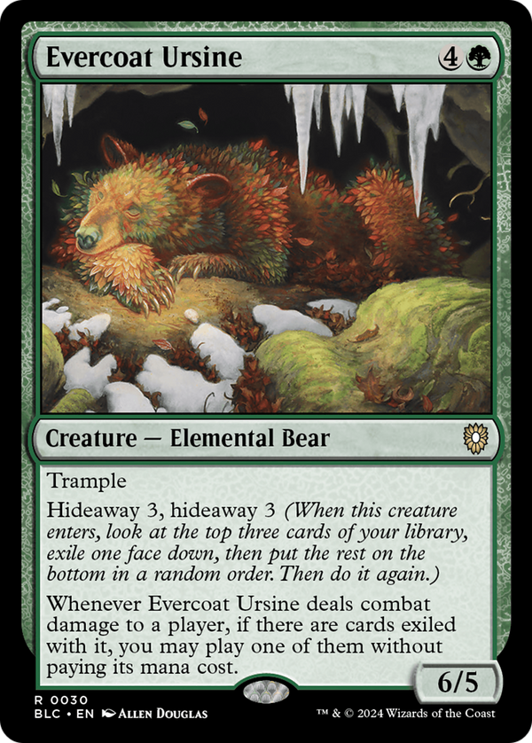 Evercoat Ursine (30) [Bloomburrow Commander] - Deck Out Gaming