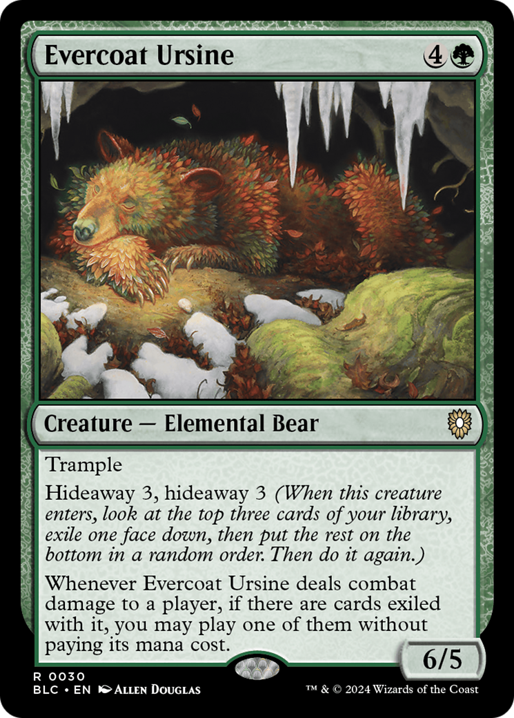 Evercoat Ursine (30) [Bloomburrow Commander] - Deck Out Gaming