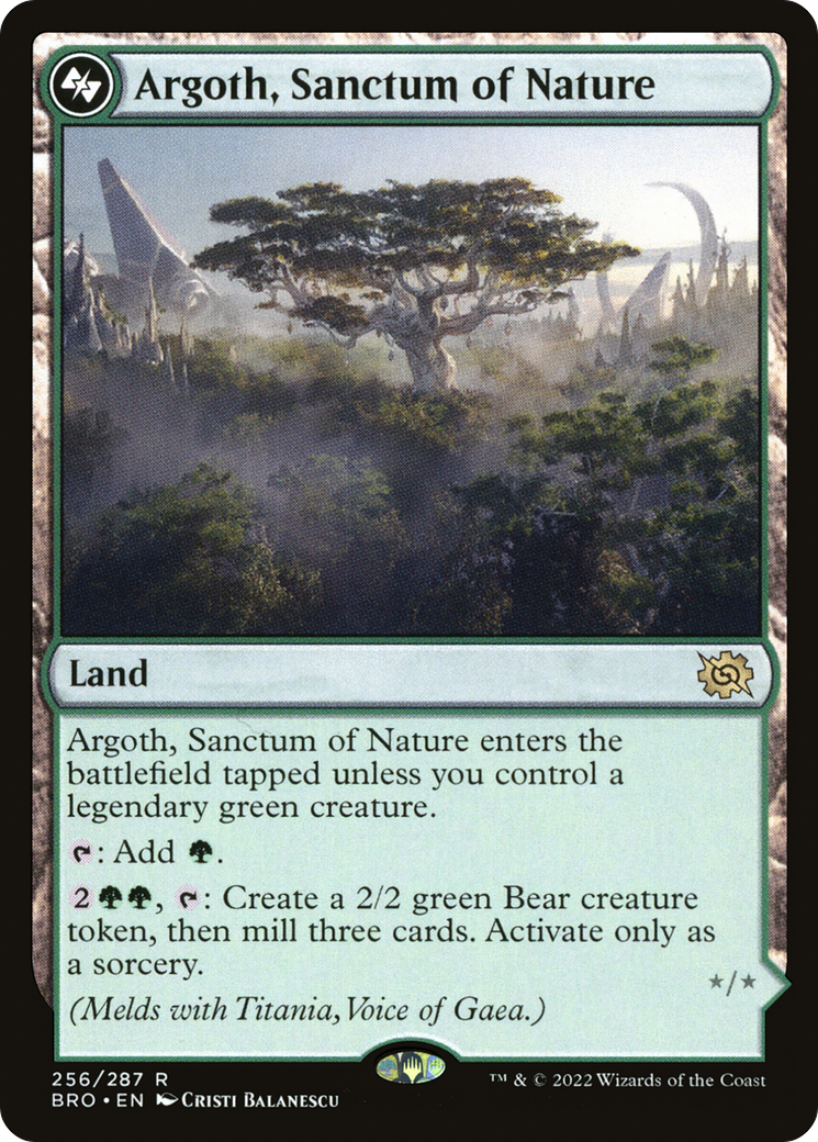 Argoth, Sanctum of Nature (256) [The Brothers' War] - Deck Out Gaming