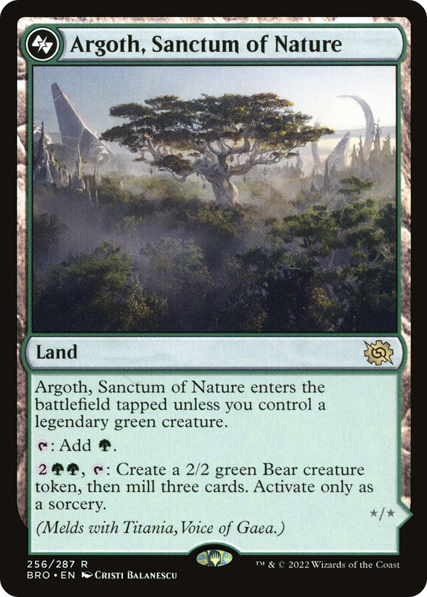 Argoth, Sanctum of Nature (256) [The Brothers' War] - Deck Out Gaming