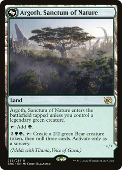 Argoth, Sanctum of Nature (256) [The Brothers' War] foil - Deck Out Gaming