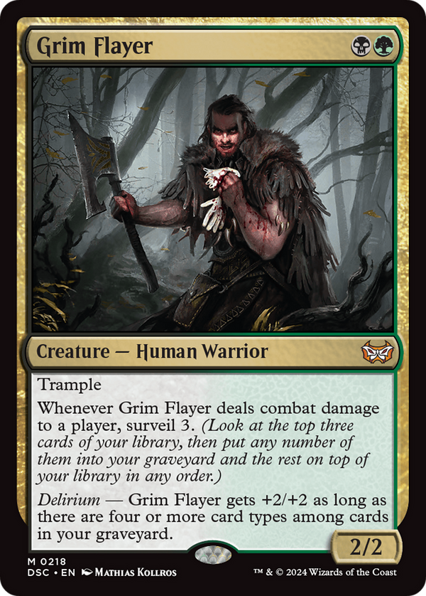 Grim Flayer (218) [Duskmourn: House of Horror Commander] - Deck Out Gaming