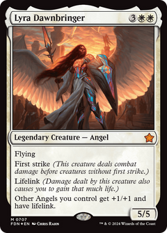 Lyra Dawnbringer (707) [Foundations] foil - Deck Out Gaming
