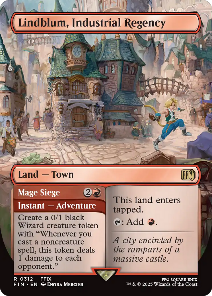 Lindblum, Industrial Regency // Mage Siege (312) [FINAL FANTASY] foil - Deck Out Gaming