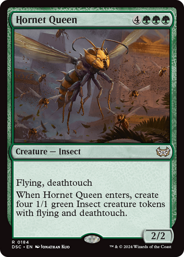 Hornet Queen (184) [Duskmourn: House of Horror Commander] - Deck Out Gaming