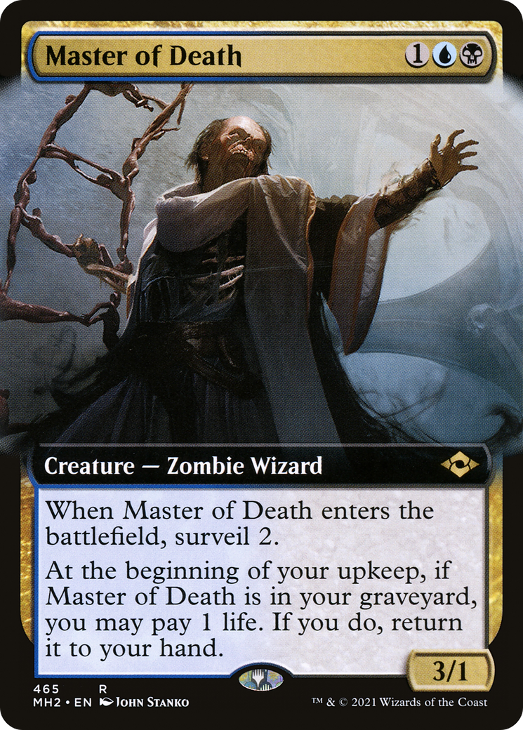 Master of Death (Extended Art) (465) [Modern Horizons 2] - Deck Out Gaming
