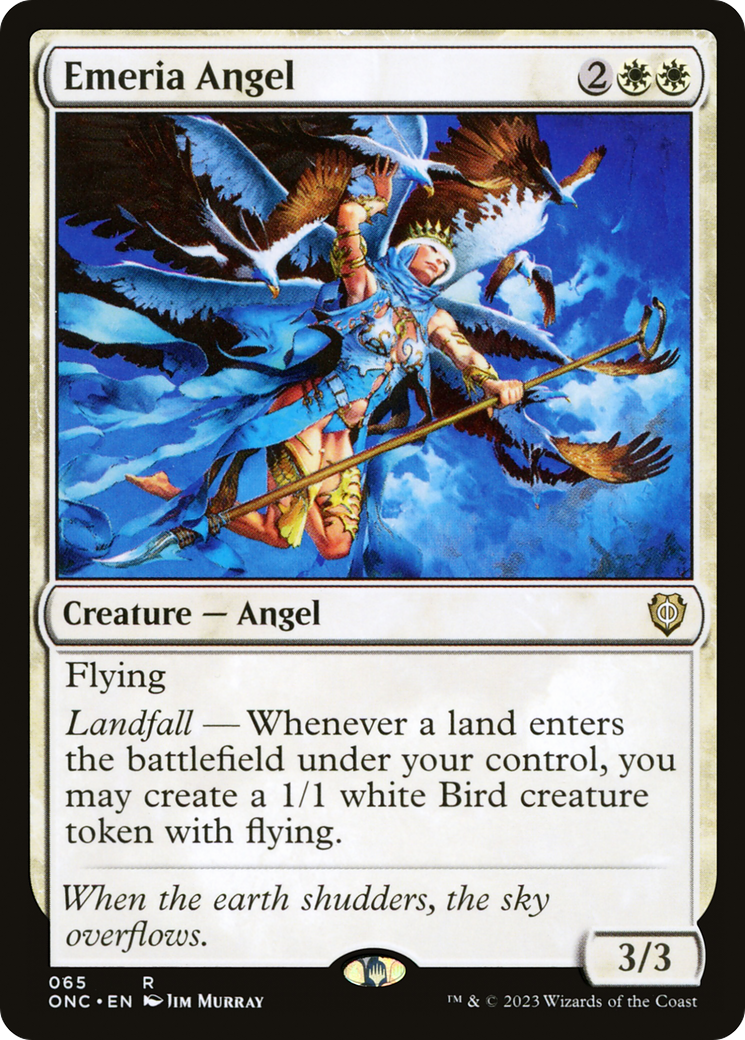 Emeria Angel (65) [Commander: Phyrexia: All Will Be One] - Deck Out Gaming