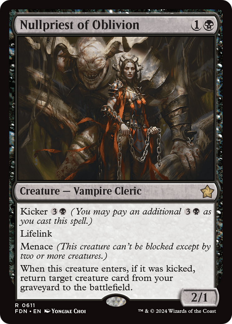 Nullpriest of Oblivion (611) [Foundations] - Deck Out Gaming