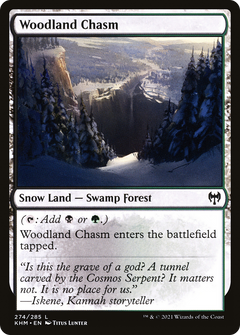 Woodland Chasm (274) [Kaldheim] foil - Deck Out Gaming