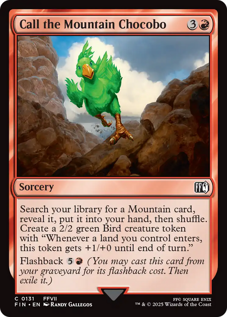 Call the Mountain Chocobo (131) [FINAL FANTASY] - Deck Out Gaming
