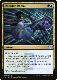 Decisive Denial (177) [Strixhaven: School of Mages] - Deck Out Gaming