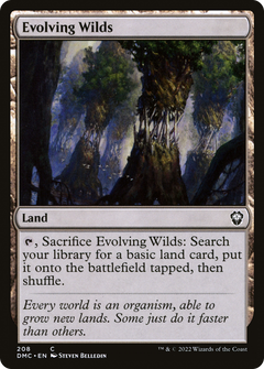 Evolving Wilds (208) [Dominaria United Commander] - Deck Out Gaming