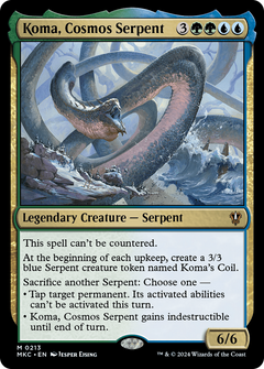 Koma, Cosmos Serpent (213) [Murders at Karlov Manor Commander] - Deck Out Gaming