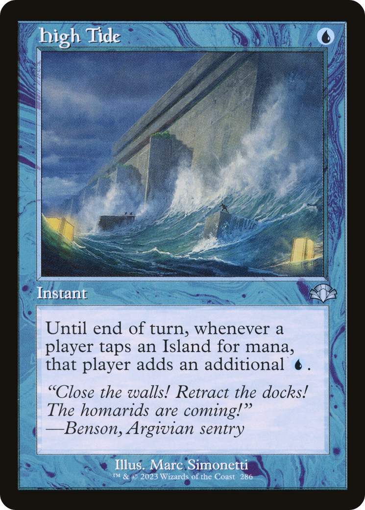High Tide (Retro Frame) (286) [Dominaria Remastered] - Deck Out Gaming