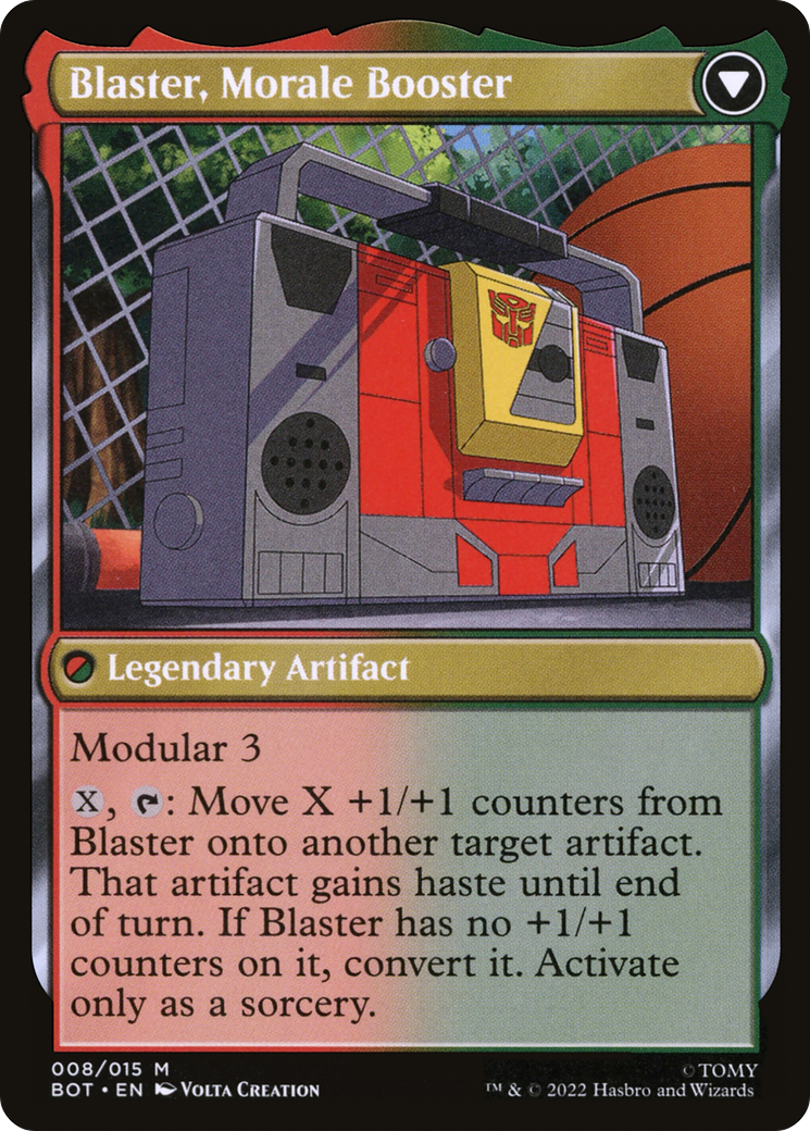 Blaster, Combat DJ (8) [Transformers] foil - Deck Out Gaming