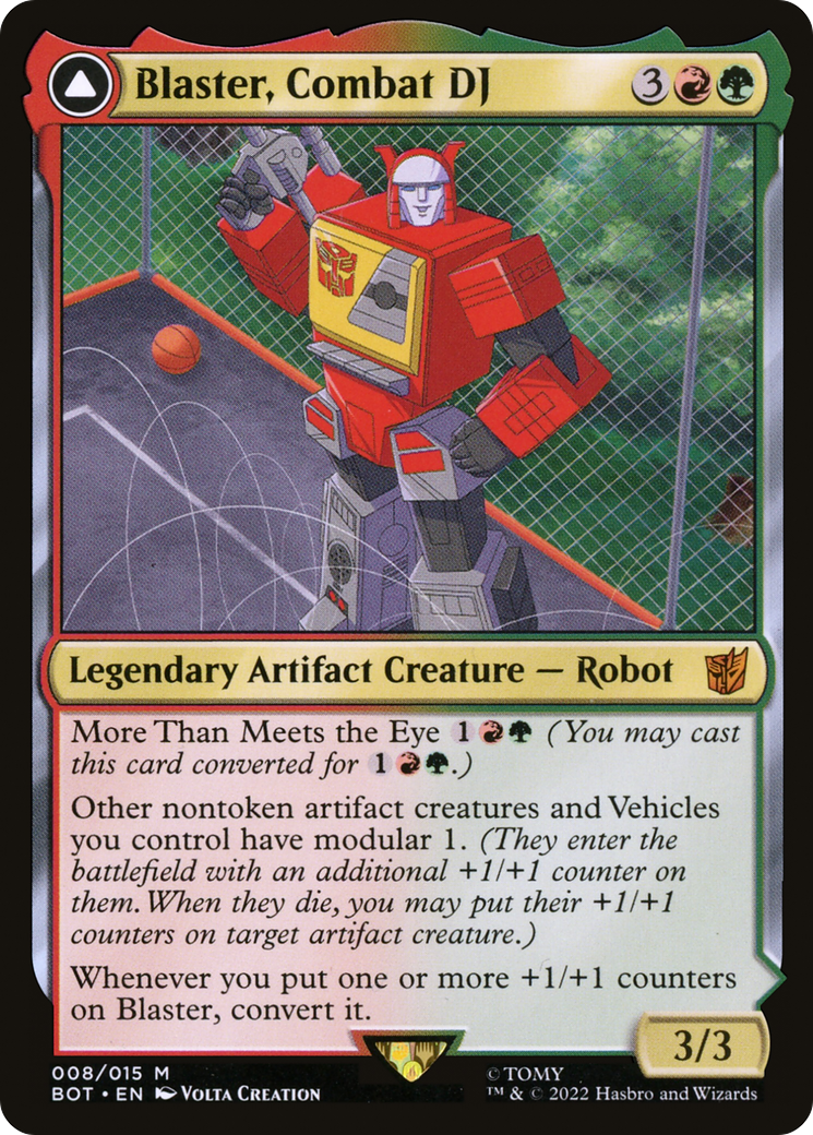 Blaster, Combat DJ (8) [Transformers] foil - Deck Out Gaming