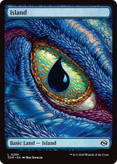 Island (0288) (288) [Tarkir: Dragonstorm] foil - Deck Out Gaming