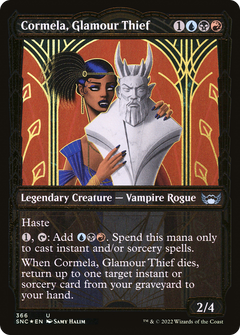 Cormela, Glamour Thief (Gilded Foil) (366) [Streets of New Capenna] foil - Deck Out Gaming