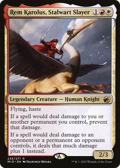 Rem Karolus, Stalwart Slayer (235) [Innistrad: Midnight Hunt] - Deck Out Gaming
