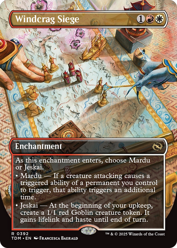 Windcrag Siege (Borderless) (392) [Tarkir: Dragonstorm] foil - Deck Out Gaming
