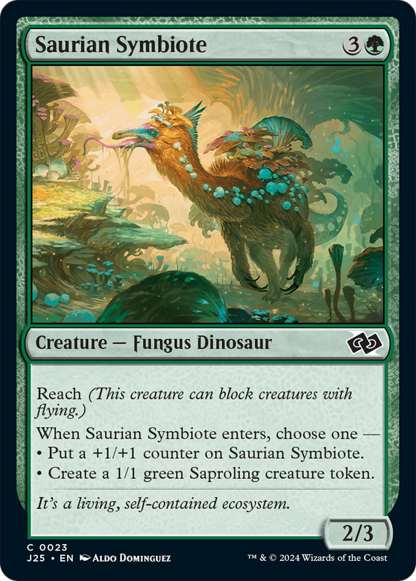 Saurian Symbiote (23) [Foundations Jumpstart] - Deck Out Gaming