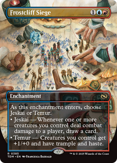 Frostcliff Siege (Borderless) (385) [Tarkir: Dragonstorm] foil - Deck Out Gaming