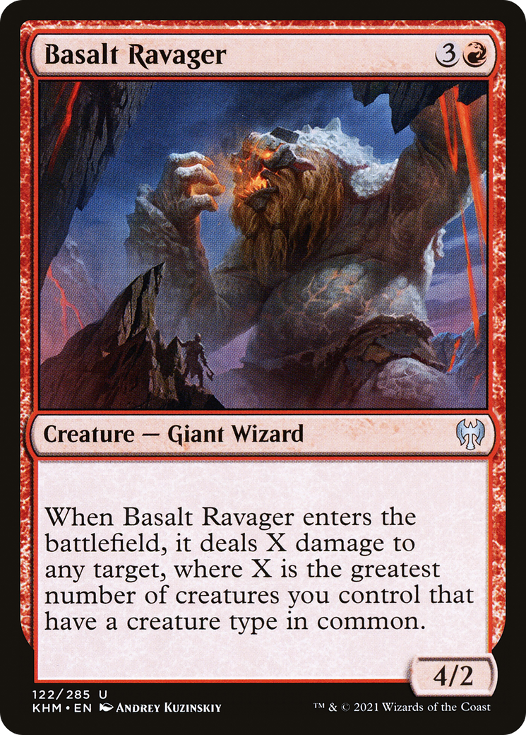 Basalt Ravager (122) [Kaldheim] foil - Deck Out Gaming