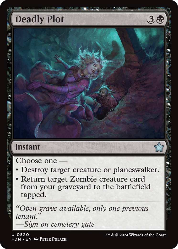 Deadly Plot (520) [Foundations] - Deck Out Gaming