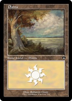 Plains (438) (Retro Frame) (438) [Commander Masters] - Deck Out Gaming