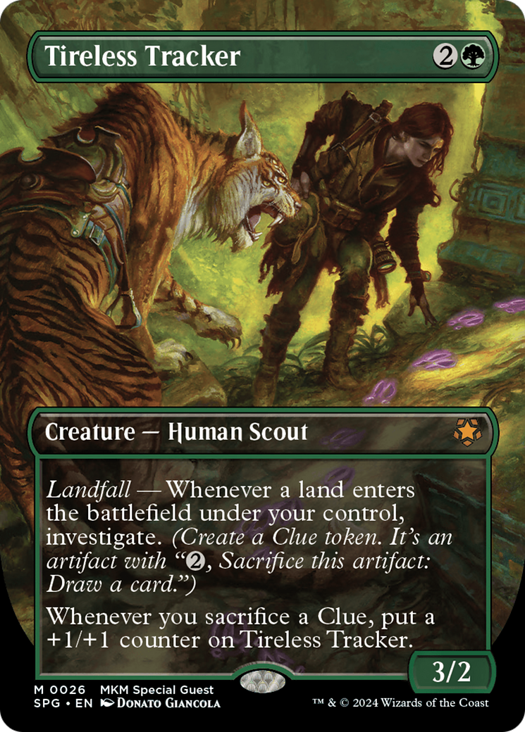 Tireless Tracker (Borderless) (26) [Special Guests] - Deck Out Gaming