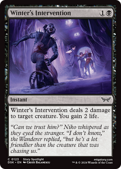 Winter's Intervention (123) [Duskmourn: House of Horror] - Deck Out Gaming