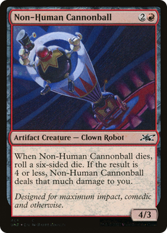Non-Human Cannonball (Galaxy Foil) (401) [Unfinity] foil - Deck Out Gaming