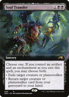 Soul Transfer (Extended Art) (460) [Kamigawa: Neon Dynasty] - Deck Out Gaming