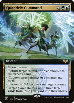 Quandrix Command (Extended Art) (349) [Strixhaven: School of Mages] foil - Deck Out Gaming