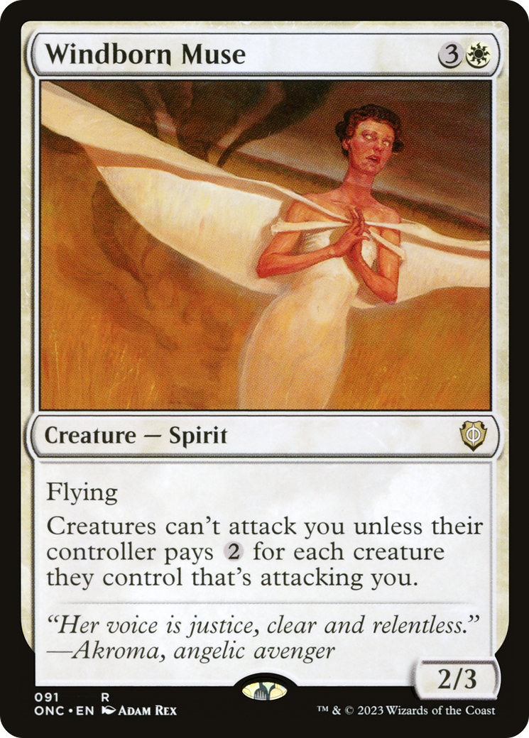 Windborn Muse (91) [Phyrexia: All Will Be One Commander] - Deck Out Gaming