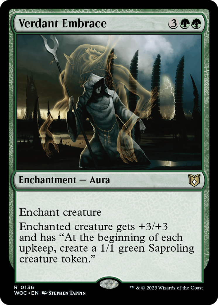 Verdant Embrace (136) [Wilds of Eldraine Commander] - Deck Out Gaming