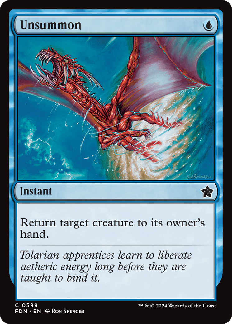 Unsummon (599) [Foundations] - Deck Out Gaming