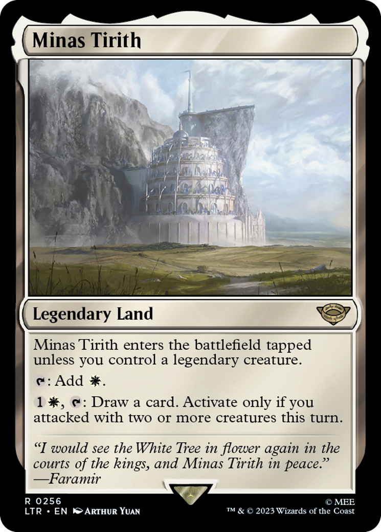 Minas Tirith (256) [The Lord of the Rings: Tales of Middle-earth] foil - Deck Out Gaming