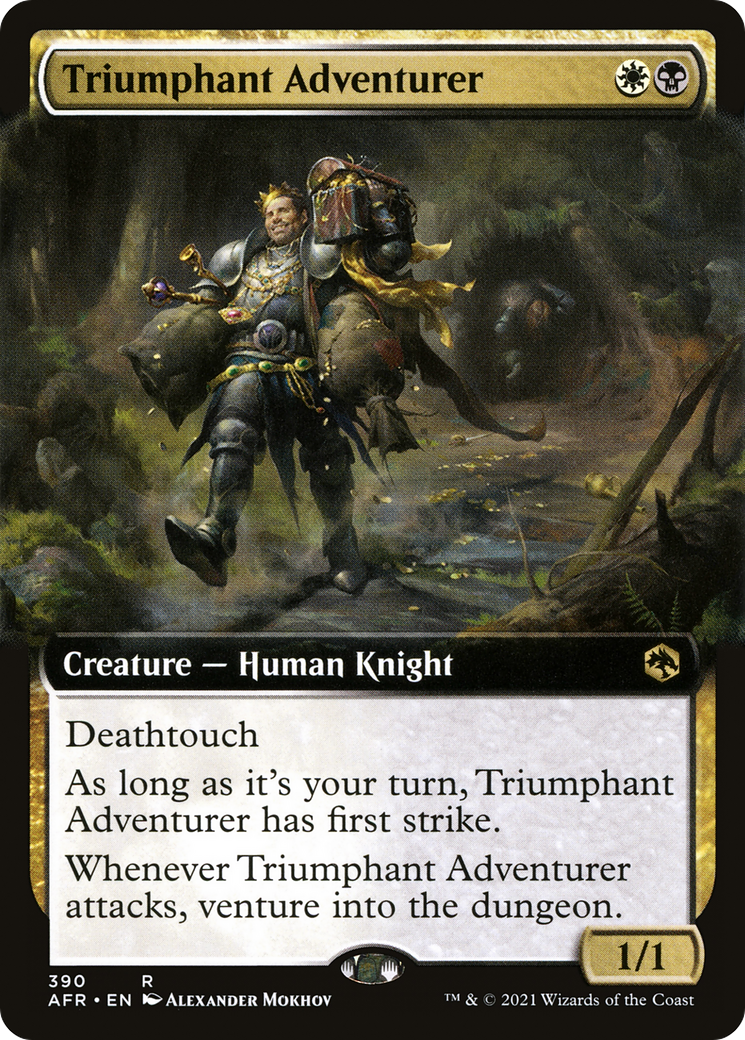 Triumphant Adventurer (390) [Adventures in the Forgotten Realms] - Deck Out Gaming