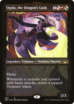 Ognis, the Dragon's Lash (Gilded Foil) (390) [Streets of New Capenna] foil - Deck Out Gaming