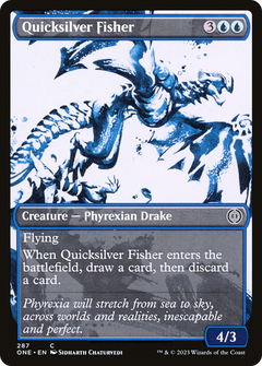 Quicksilver Fisher (Showcase) (287) [Phyrexia: All Will Be One] foil - Deck Out Gaming