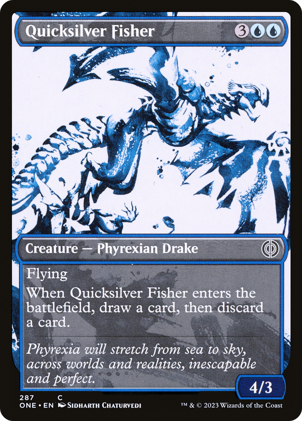 Quicksilver Fisher (Showcase) (287) [Phyrexia: All Will Be One] - Deck Out Gaming