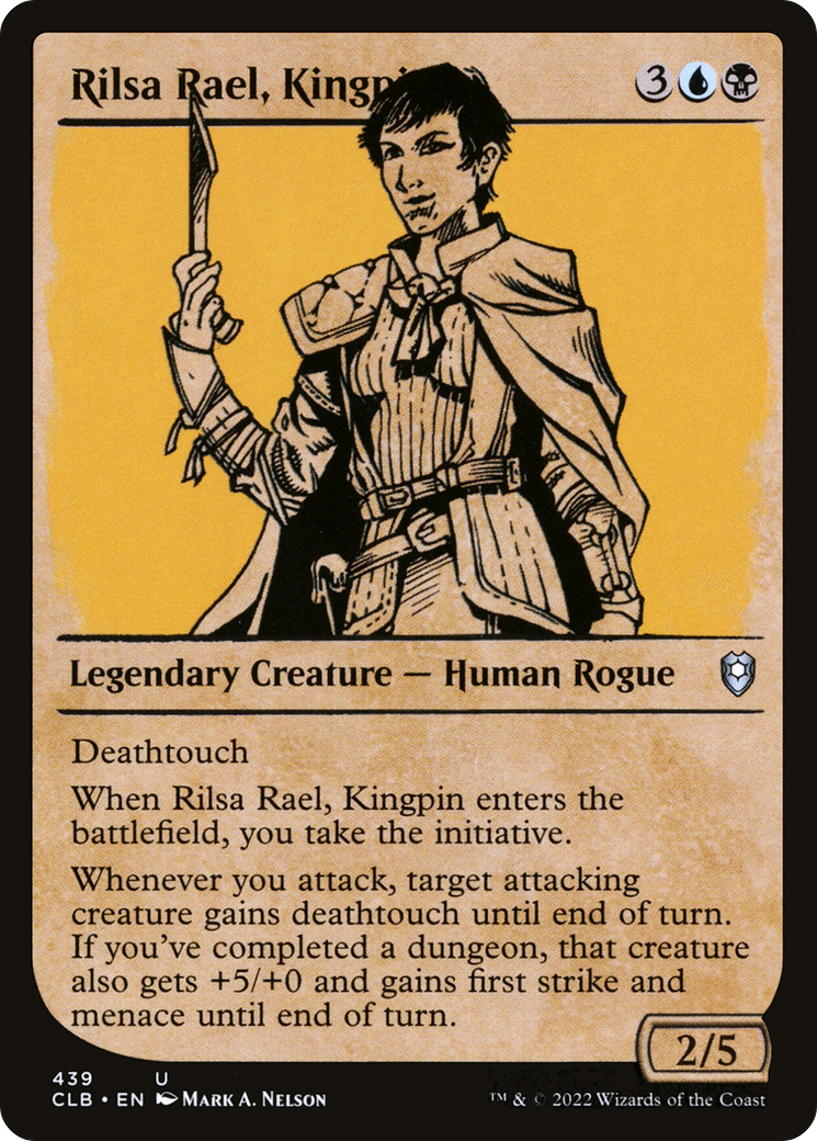 Rilsa Rael, Kingpin (Showcase) (439) [Commander Legends: Battle for Baldur's Gate] - Deck Out Gaming